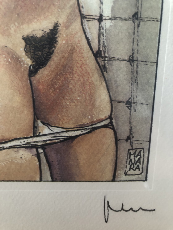 Image 1 of Milo Manara signed print