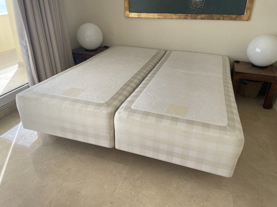 Letto Continentale Autentico Hästens Luxuria (180x210 cm) – Light Olive Check – Letti matrimoniali, Cotone (photo 3 of 5)