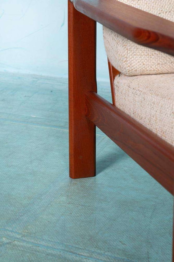Image 1 of Midcentury armchair teak Danish design Japandi lounge chair
