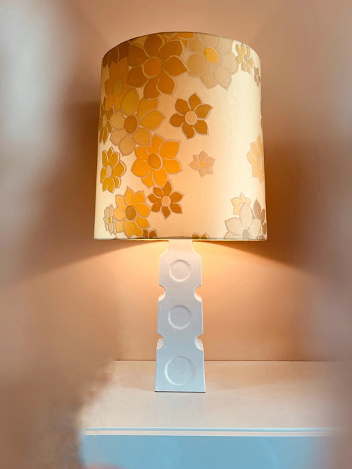 Grote Mid Century keramieken tafellamp