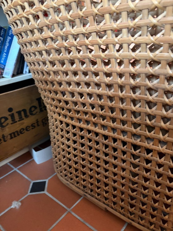 Image 1 of Ensemble de canapés en bambou, canapé et 3 chaises