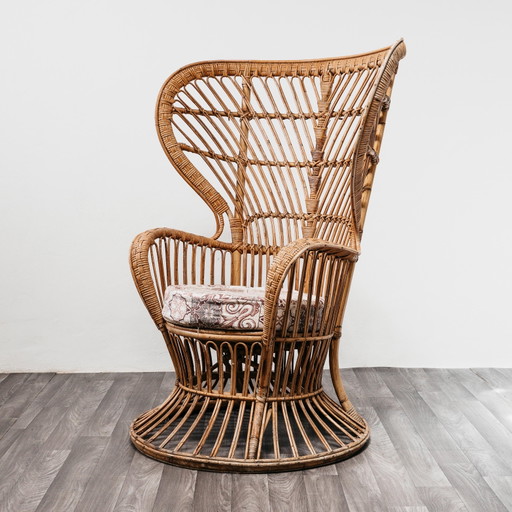 Gio Ponti Lio Carminati Bonacina Poltrona Vimini Design Mid-Century 1950