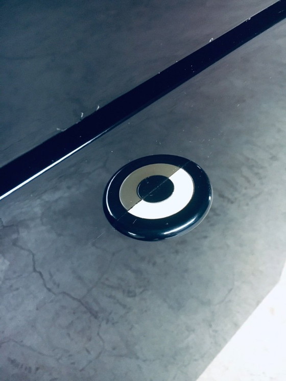 Image 1 of Postmodern Design Highboard Bar Chest by Luigi Saccardo for Gasparello, Italy 1980's