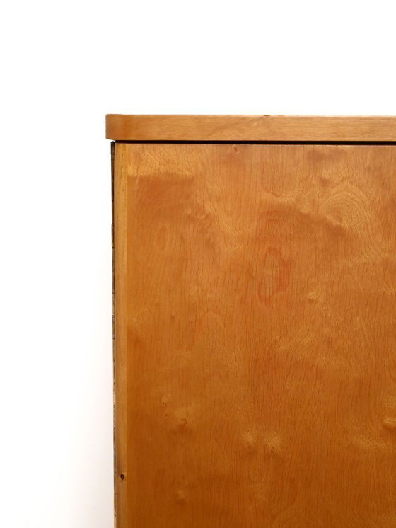 Image 1 of Vintage Scandinavian Birch Cabinet 1950s