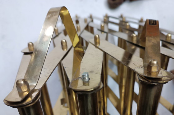 Image 1 of Vintage messing wijnrek