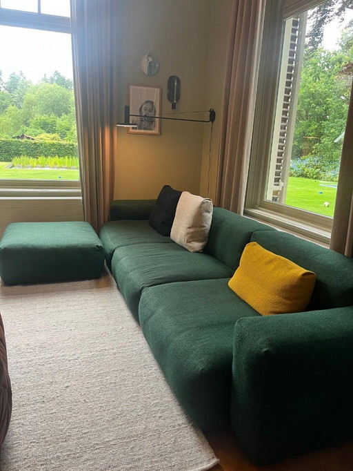 Hay Mags soft low sofa, 4 places + ottoman + 3 coussins