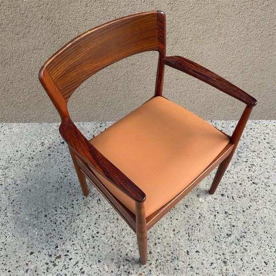 Pair of Rio rosewood armchairs by Henning Kjaernulf, 1960, Side chairs, Brown (photo 9 of 10)