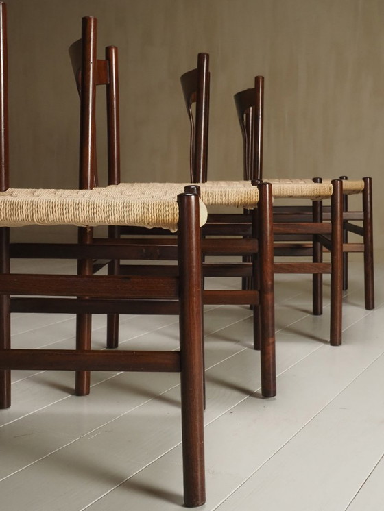 Image 1 of ensemble de chaises danoises