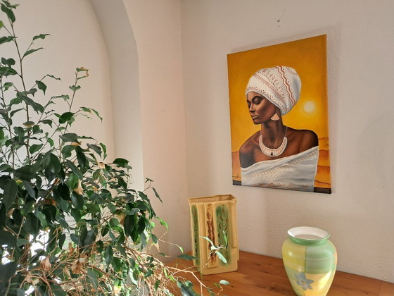 Image 1 of Enrica CIFFO - Africa Queen 2 - Tableau d'artiste 