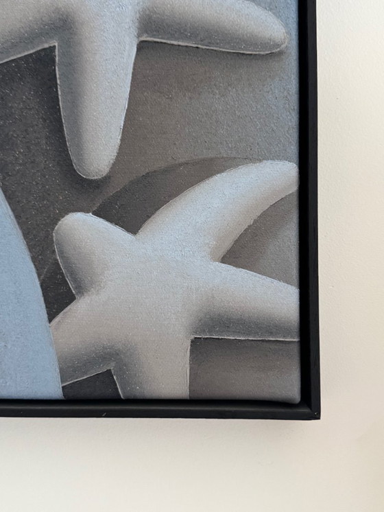 Image 1 of Laurens Legiers - Étoiles de mer au repos - 2020 - huile sur toile