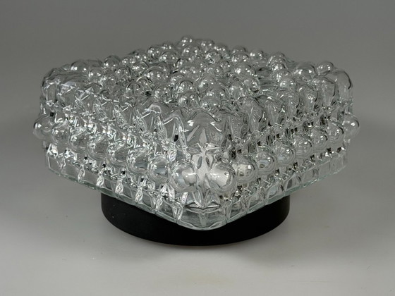 Plafoniera o lampada da parete anni '60 '70 Bubble Glass Germany Space Age Design – Plafoniere, Metallo (photo 10 of 17)