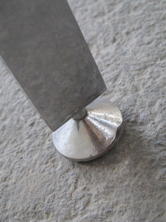 Image 1 of Mesa de centro de piedra de pizarra Francia 1950