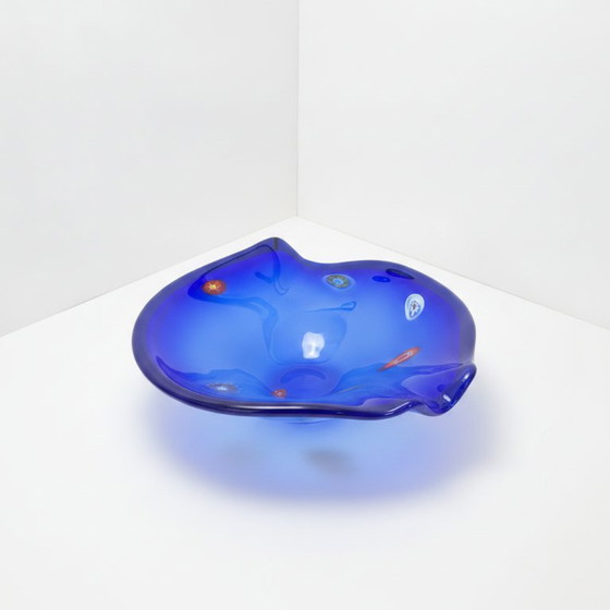 Lavorazione Arte Murano Cobalt Blue Glass Bowl – Schalen, Murano Glass (photo 6 of 6)