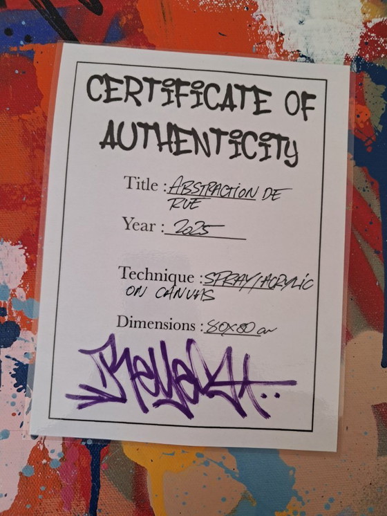 Image 1 of Matias MACHADO - Street Abstraction - Artist's Canvas