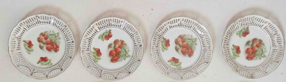 Image 1 of Set di 12 piatti in porcellana Bavaria Schumann, diametro 10 cm