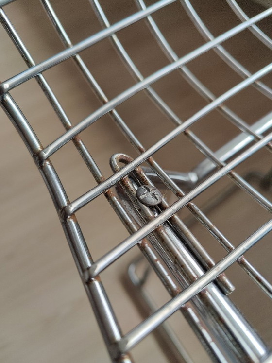 Bertoia Wire Side Chairs X2 – Harry Bertoia, Chaises de salle à manger, Metal (photo 8 of 9)