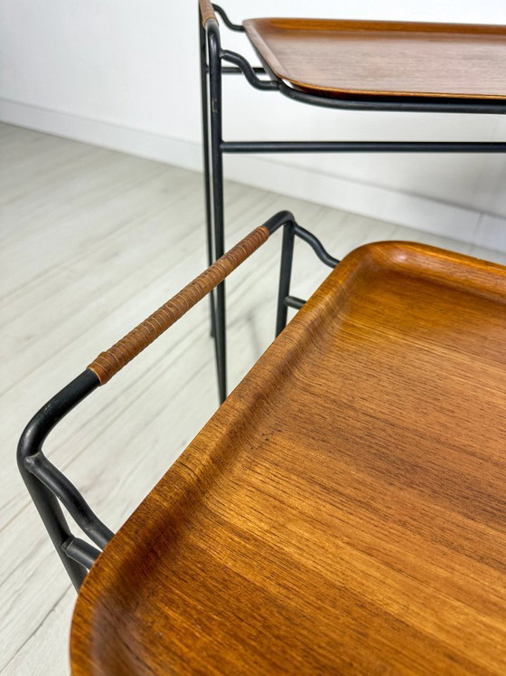 Tavolini a incastro vintage danesi in teak anni '60 di Silva – Legno (photo 5 of 6)