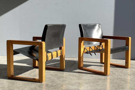 Rare chaise facile scandinave vintage Safari, 1970