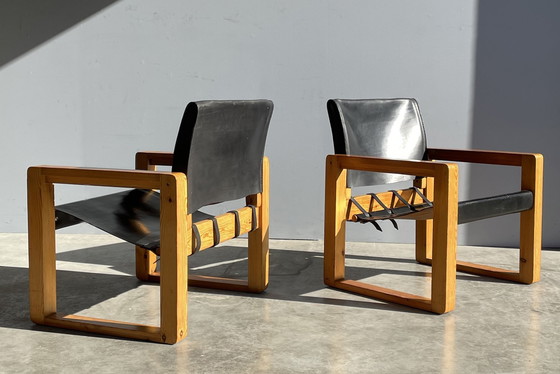 Image 1 of Rare chaise facile scandinave vintage Safari, 1970