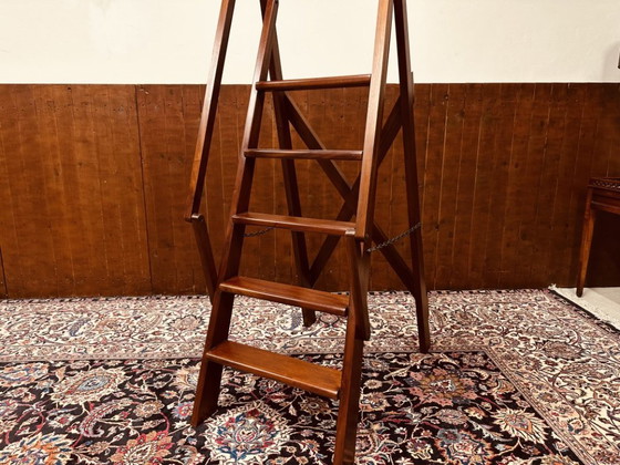 Grande scala da biblioteca antica – Decorazione, Metal, Wood (photo 6 of 7)