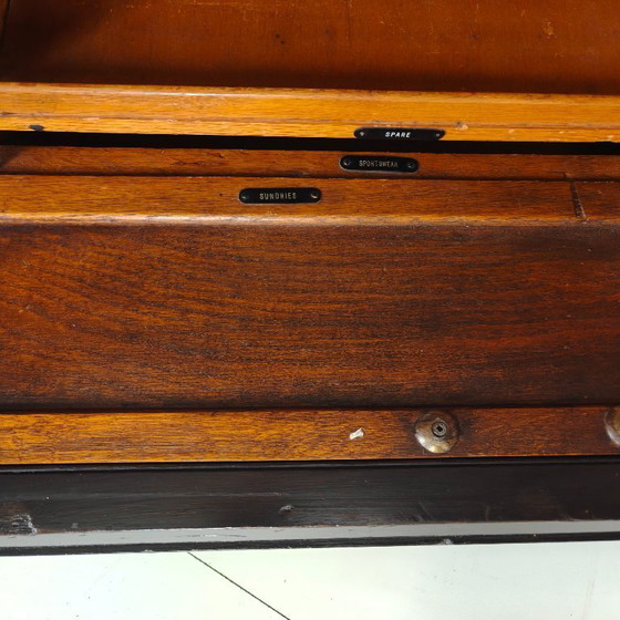 Image 1 of Herenkledingkast uit de jaren 1920 van mahonie en eikenhout, gemaakt door Compactom Ltd.