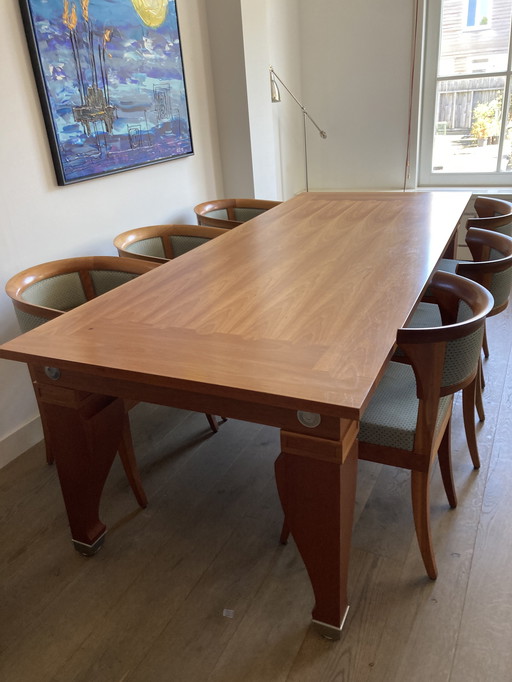 Tablette Giorgetti avec 6 poignées