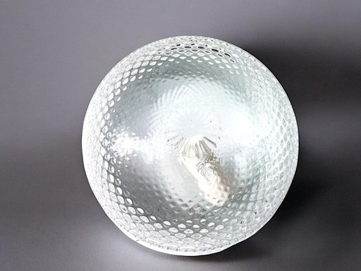 Petite lampe murale ou de plafond à encastrer en verre clair