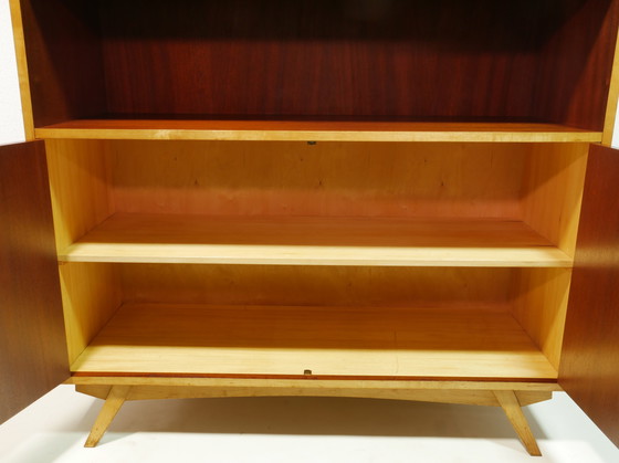 Image 1 of Highboard Vintage des années 60 - Vitrine de salon Mid Century - Made in Germany