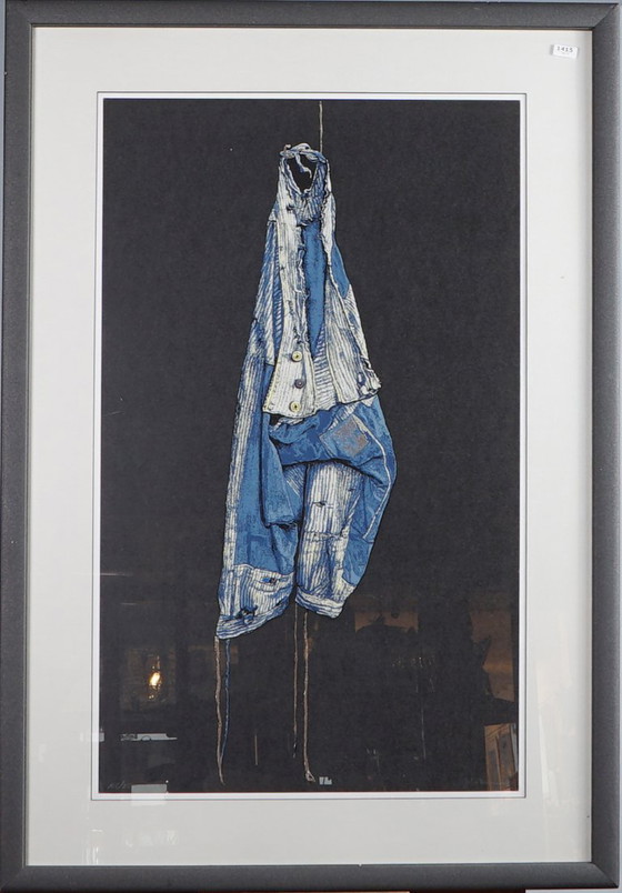 Image 1 of Jopie Huisman (1922) Zeefdruk "Broek van een Koemelker " Ges Gen