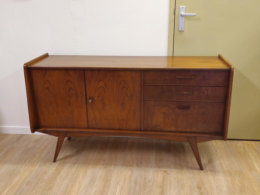 Vintage Teak Veneer Sideboard Lowboard Cabinet Wardrobe