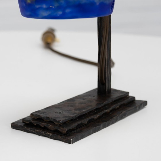 Image 1 of Lámpara de mesa francesa Art Déco Degué