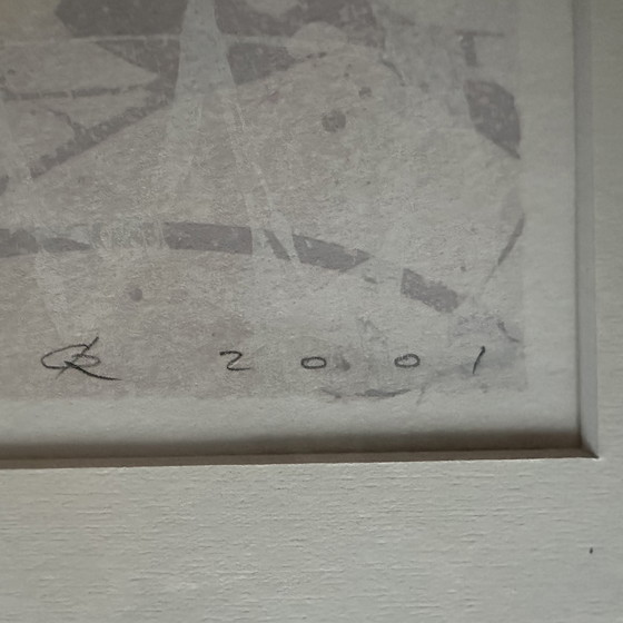 Image 1 of Zeefdruk Rob de Graaf - Chaos is een aparte werkelijkheid IV