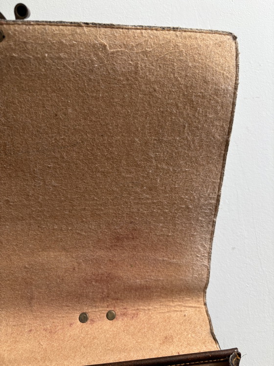 Image 1 of Borsa da lavoro in pelle vintage in ottime condizioni