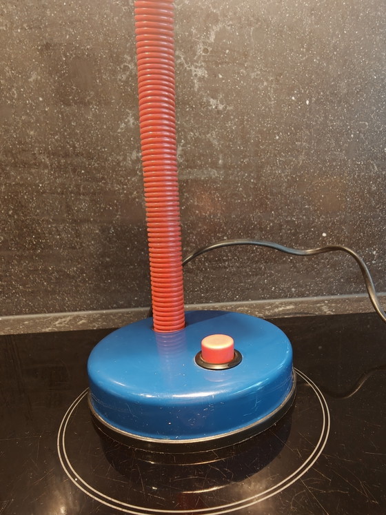 Lampe de bureau col de cygne Memphis Postmoderne Vintage Vrieland – Lampes de lecture, Metal (photo 2 of 9)