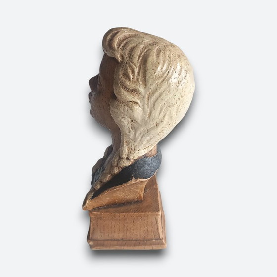 Image 1 of Tijl en Nele Uilenspiegel – Boekensteunen (2) – Arbopanda – Made in Belgium – ca. 1960–1970