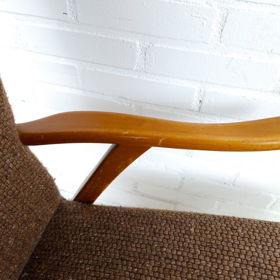 Image 1 of Fauteuil à oreilles vintage des années 1960/70, style moderne du milieu du siècle