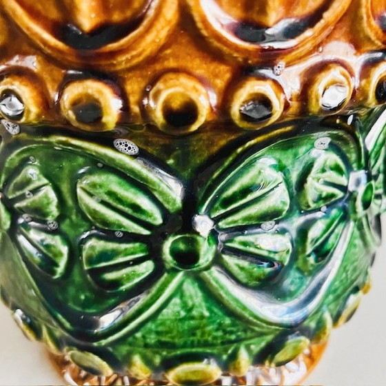 Image 1 of Pot de fleurs vintage Bay bloempot XL Bodo Mans, Allemagne de l'Ouest, années 1960