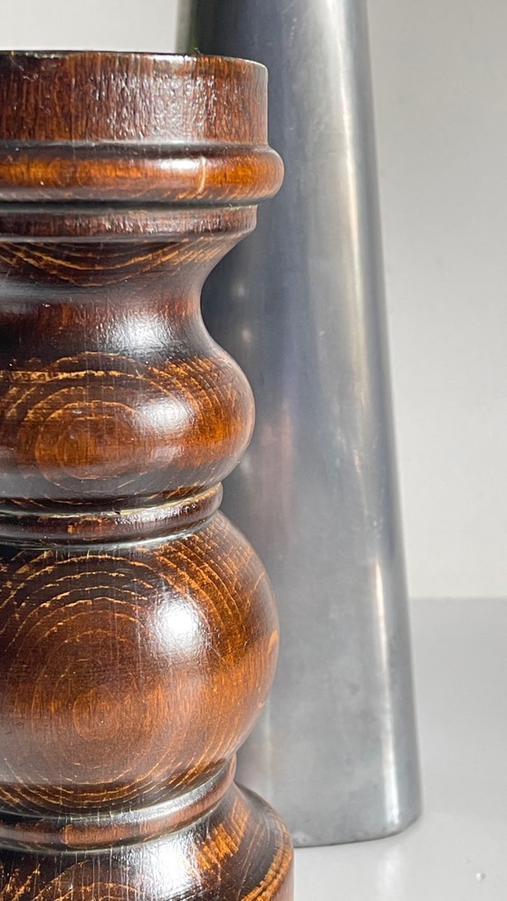 Image 1 of BOUGEOIRS Bois et Métal Ikea VINTAGE