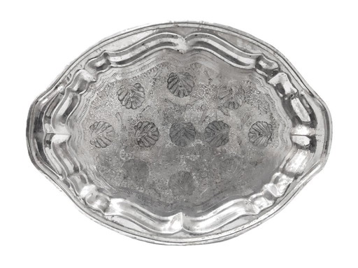Vintage Ornate Silverplate Tray