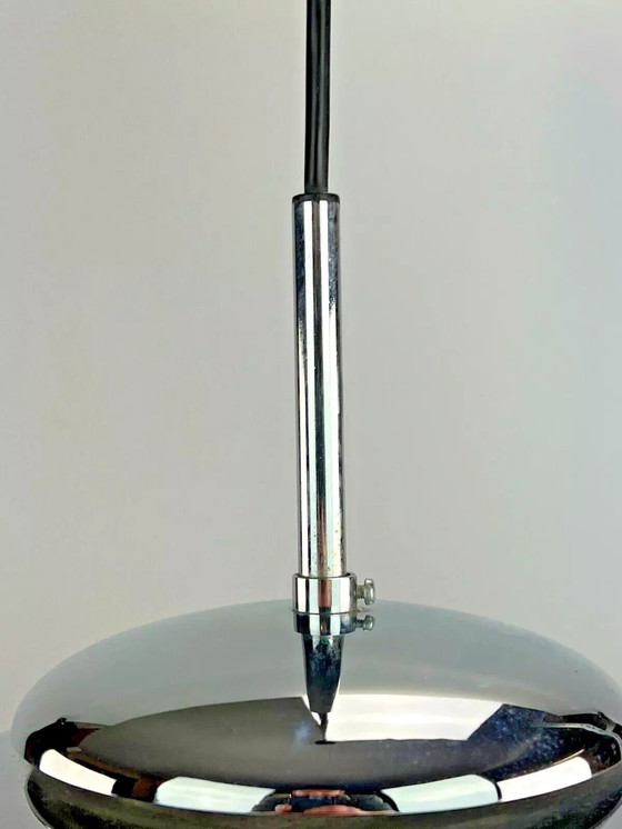Image 1 of Lampada da soffitto anni '60 anni '70 Staff Leuchten Kazuo Motozawa Saturno design cromato