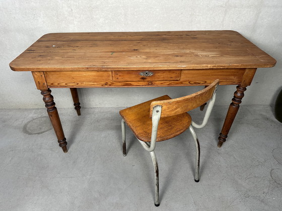 Image 1 of Sedia industriale TUBAX - Willy Van Der Meeren - 1959