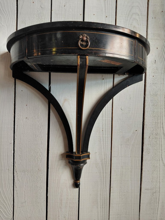 Console Mural – Hekman, Wood, Brass (photo 11 of 11)
