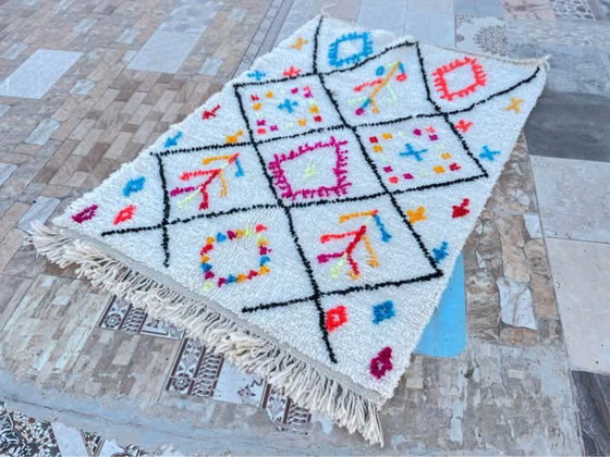 Image 1 of Berber wool carpet 200cm×100cm