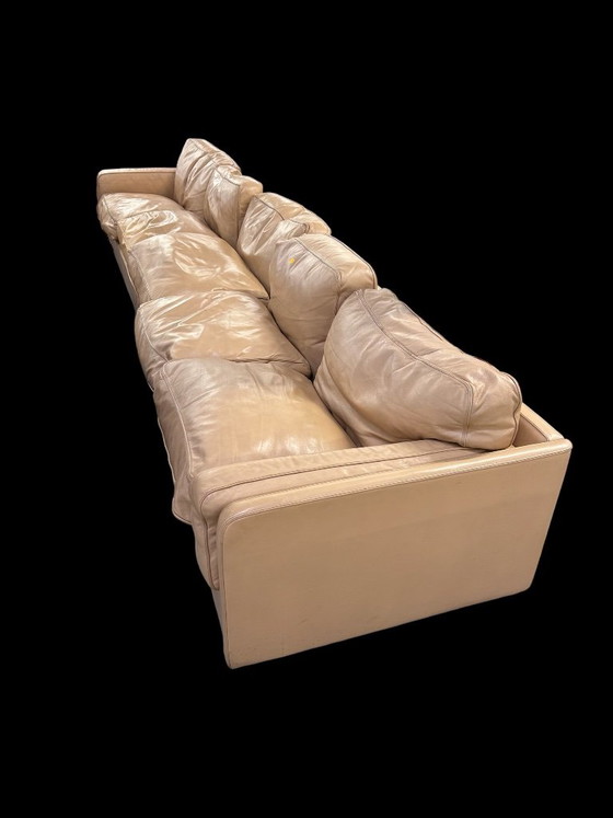DIVANO MODULARE POLTRONA FRAU SOCRATES IN PELLE BEIGE – Divani modulari (photo 6 of 14)