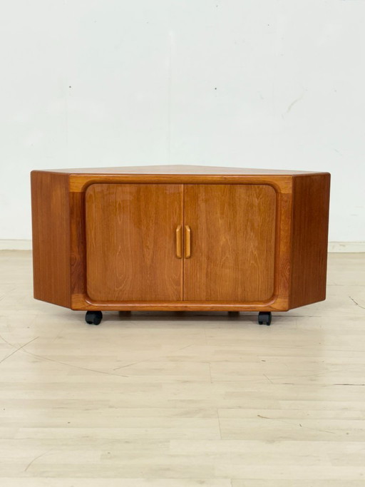 Commode en teck Drylund / Meuble TV d'angle en teck style années 60 / Commode en teck années 60