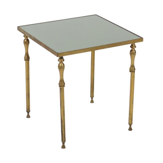 Brass Side Table Plant Table Maison Jansen France (photo 15 of 20)