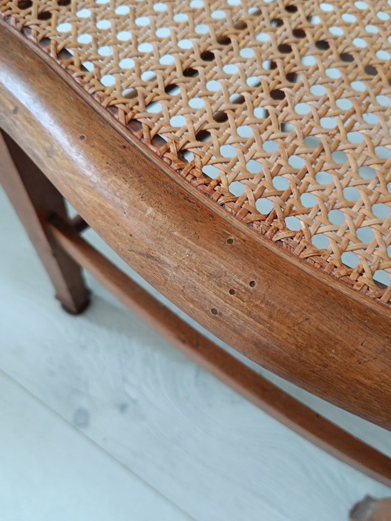 Image 1 of Caned nursery chair