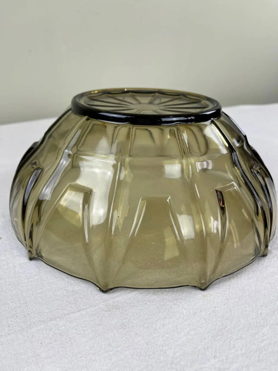 Insalatiera Art Déco in vetro fumé – Ciotole, Crystal, Glass, Art Deco (photo 3 of 10)