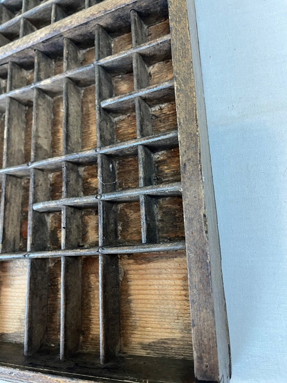 Cassetto da tipografia – Decorazioni murali, Legno (photo 4 of 6)