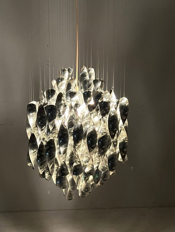 Image 1 of Lampada da soffitto a spirale di Verner Panton per Lüber AG, modello SP1, Germania, anni '70.